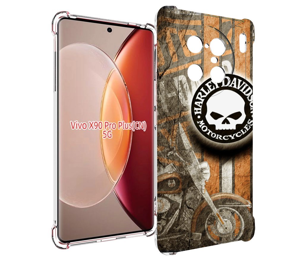 

Чехол MyPads харлеи девидсон для Vivo X90 Pro Plus, Прозрачный, Tocco