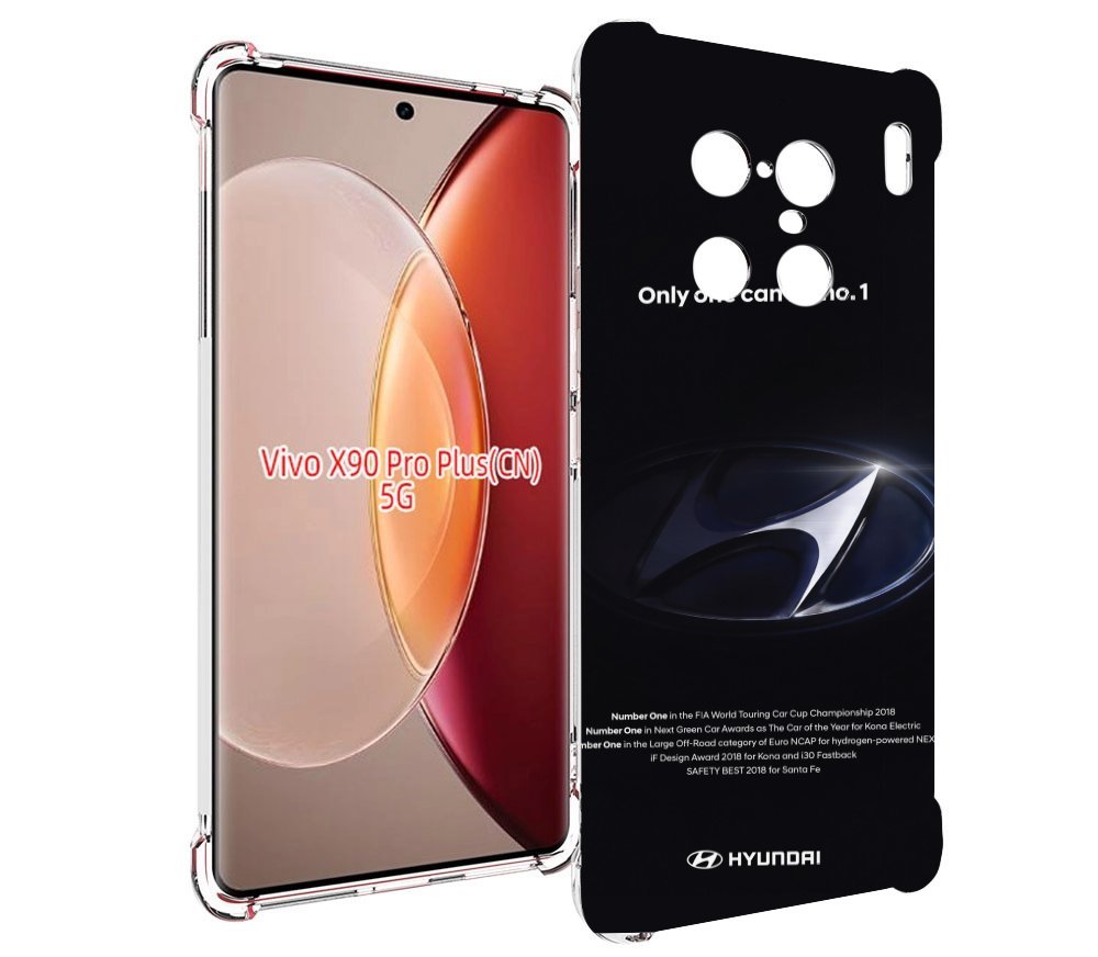 

Чехол MyPads хендаи hyundai 3 для Vivo X90 Pro Plus, Прозрачный, Tocco