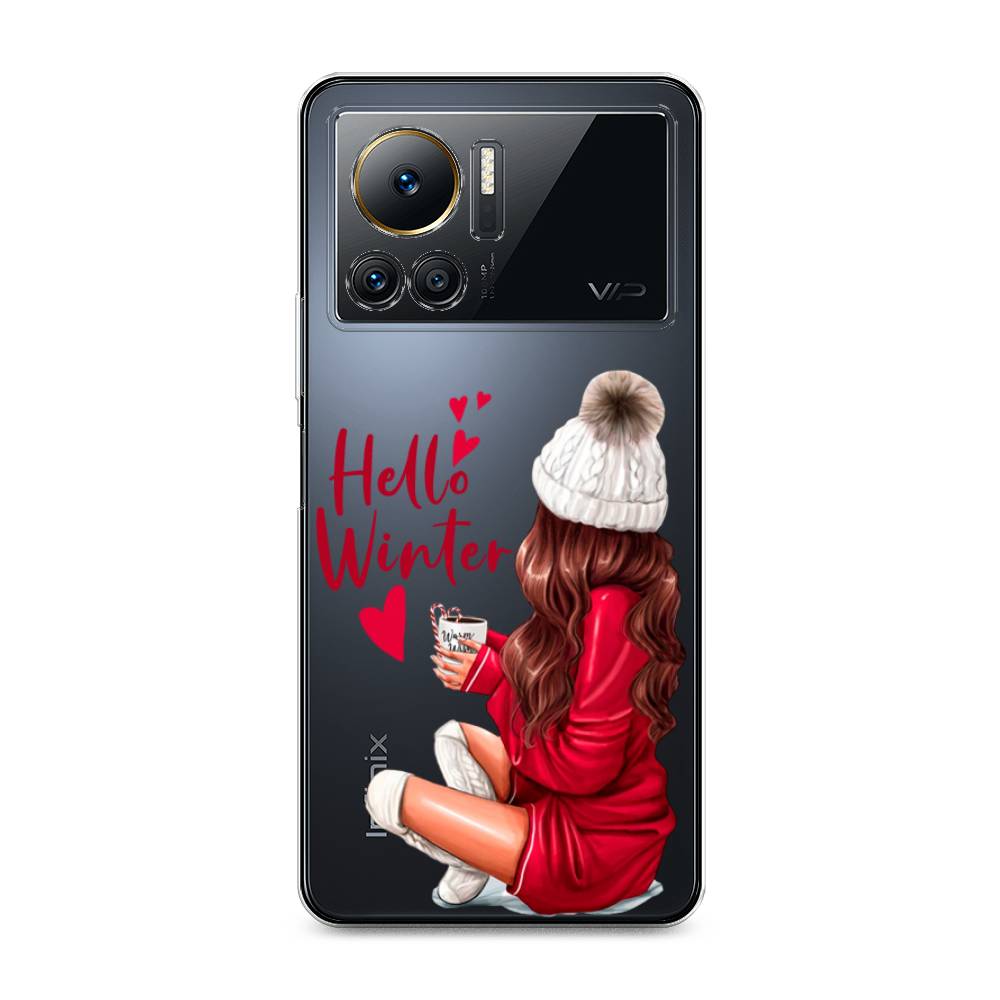 

Чехол на Infinix Note 12 VIP "Hello winter", Красный;белый;коричневый, 3101950-5