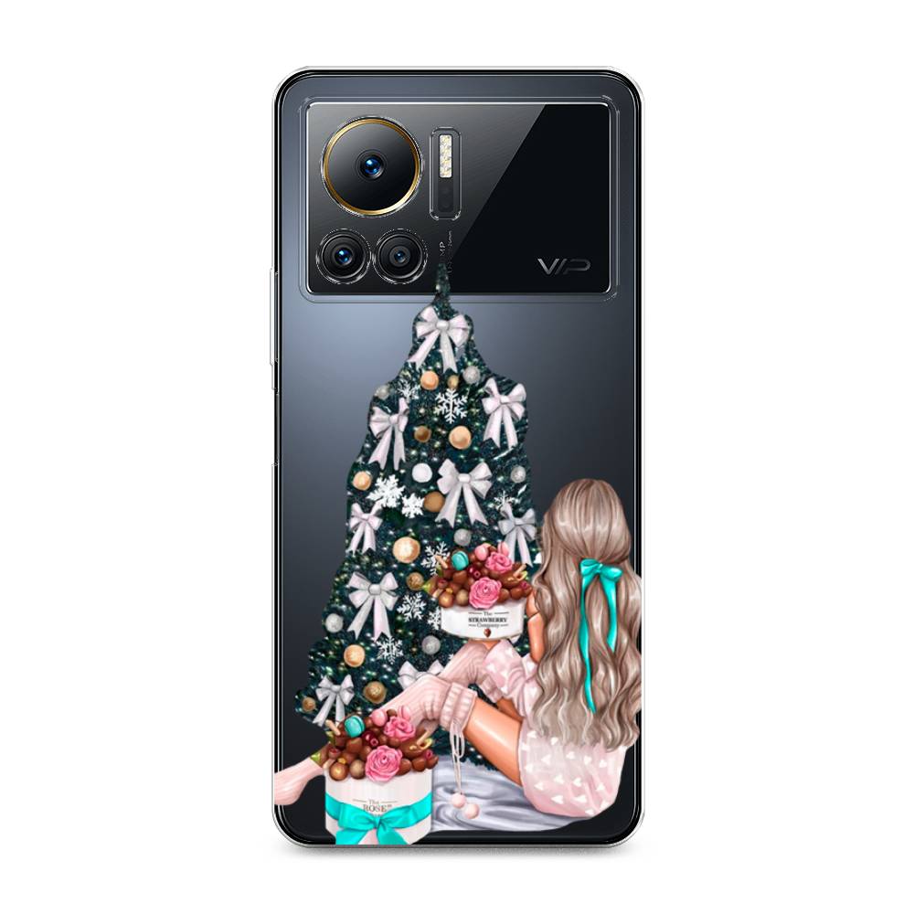 

Чехол на Infinix Note 12 VIP "New Year", Зеленый;бежевый;голубой, 3101950-5
