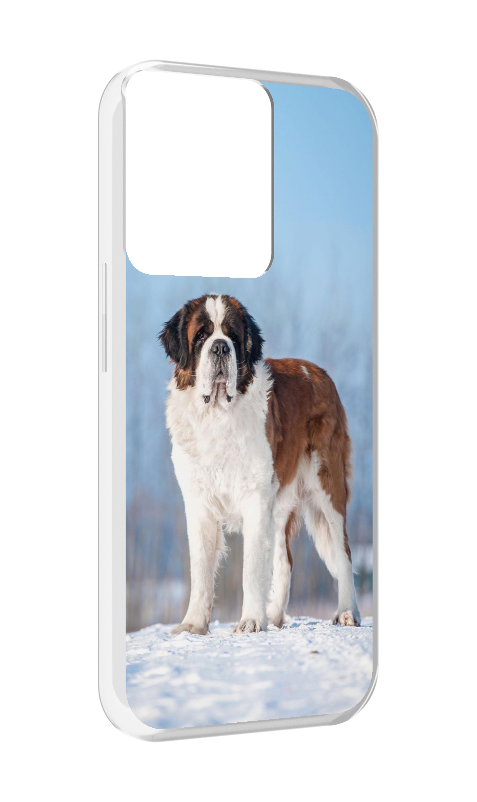 

Чехол MyPads сенбернар для OPPO Reno 8, Прозрачный, Tocco
