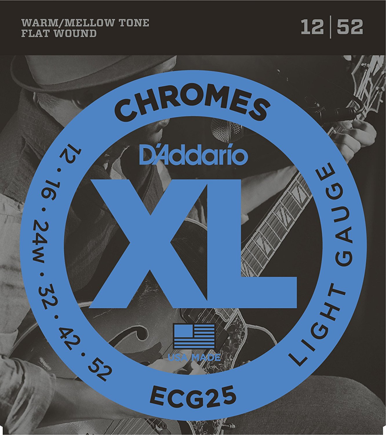 фото Струны для электрогитары d'addario ecg25