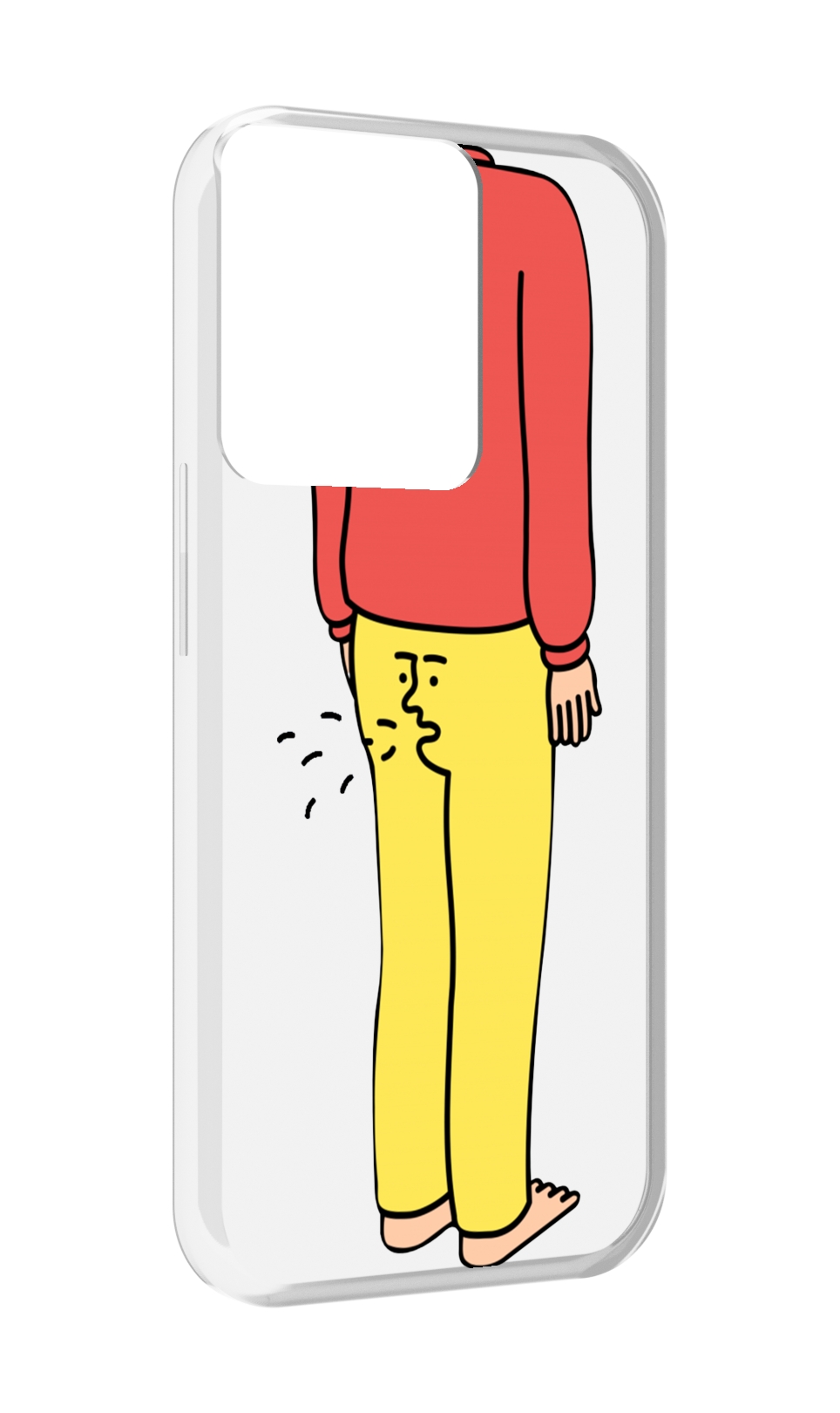 

Чехол MyPads смешной-мужчина для OPPO Reno 8, Прозрачный, Tocco