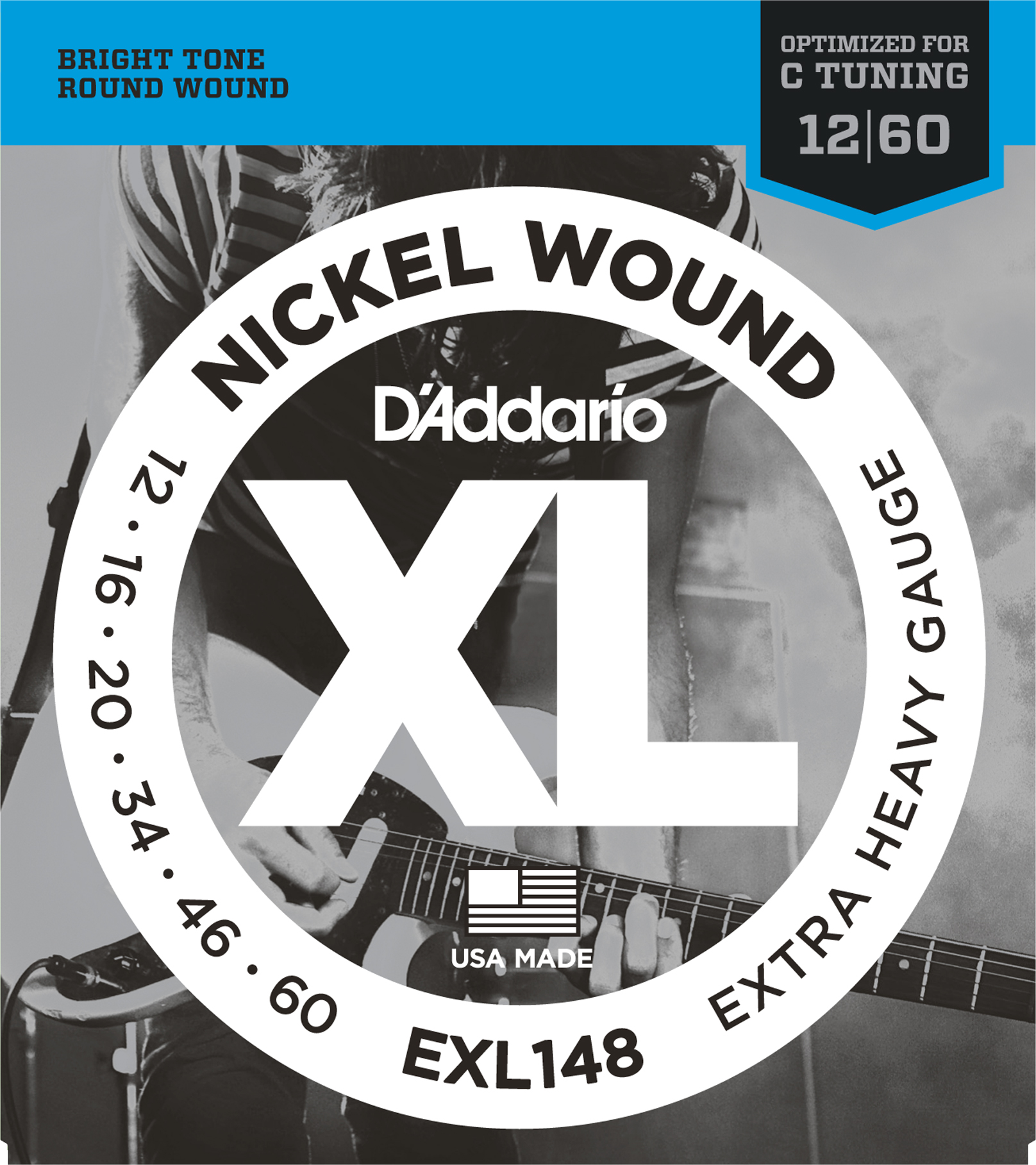 фото Струны для электрогитары d'addario exl148