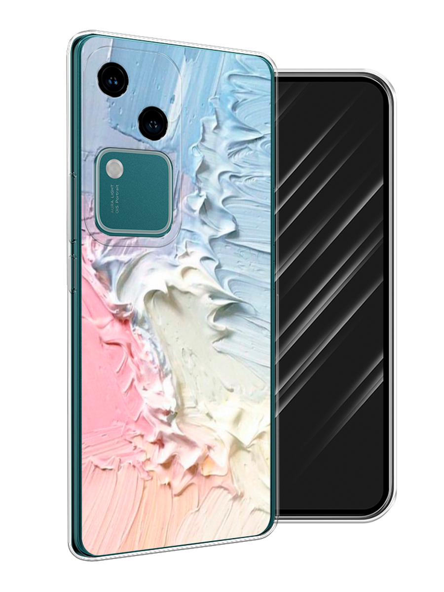 

Чехол Awog на Vivo V30/S18 "Фруктовое мороженное", Голубой;розовый;желтый, 2610150-1