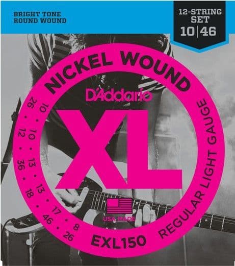 фото Струны для электрогитары d'addario exl150