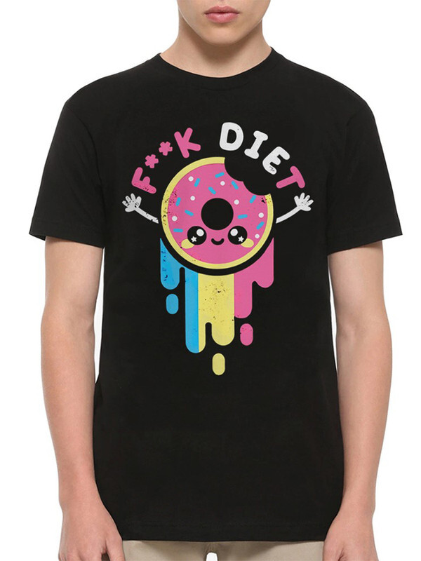 

Футболка мужская DreamShirts Studio Пончик - К черту диету DSN-123323b-2 черная 2XL, Черный, Пончик - К черту диету DSN-123323b-2