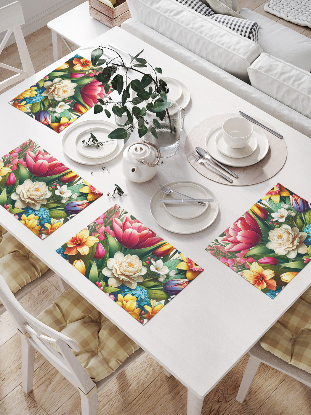 

Плейсмат JoyArty Цветущий сад 32x46 см, np_sd1949, Розовый