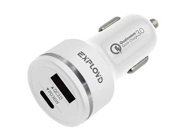 

Зарядное устройство Exployd 1хUSB 3A PD 38W EX-Z-1356