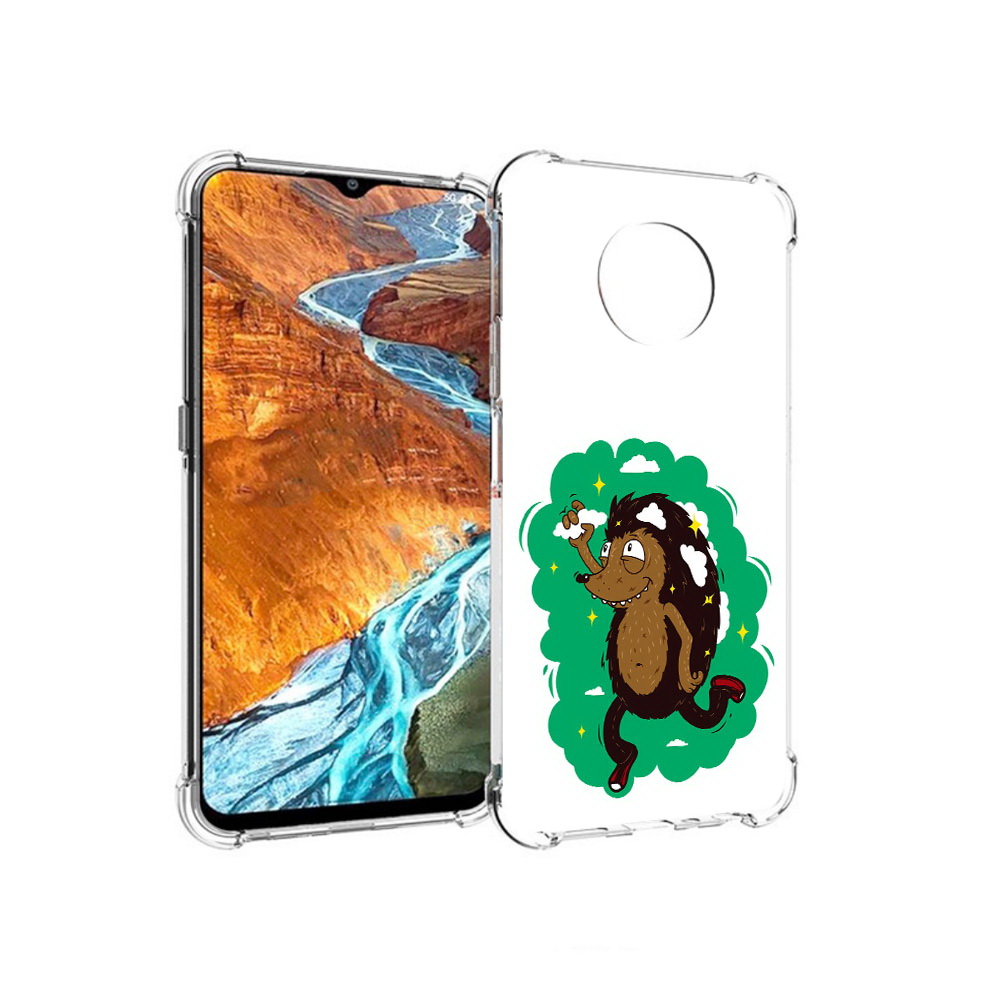 

Чехол MyPads Tocco для Nokia G300 Ежик в облаках (PT224563.108.77), Прозрачный, Tocco