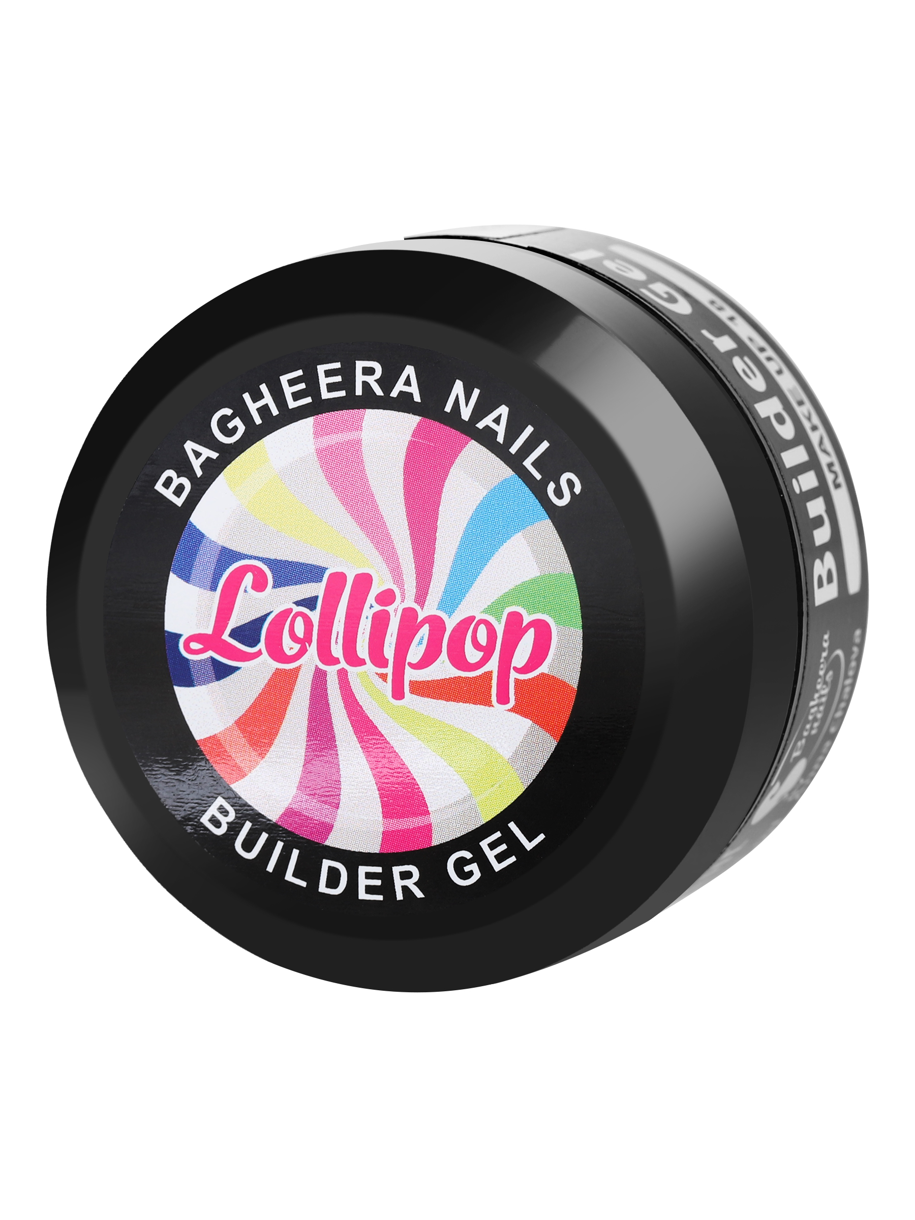 

Гель для моделирования ногтей Bagheera Nails Lollipop BBG-19 и наращивания цветной, 15 г