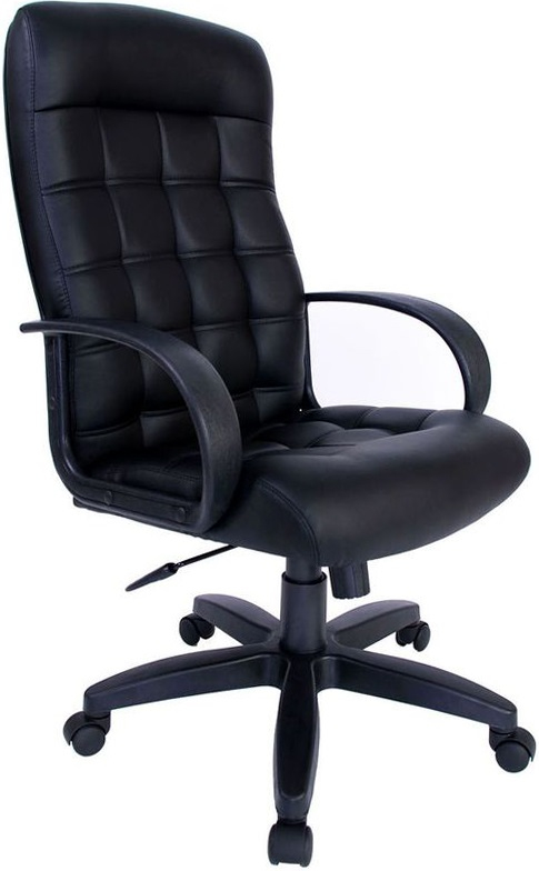 фото Компьютерное кресло евростиль стиль ультра экокожа черная