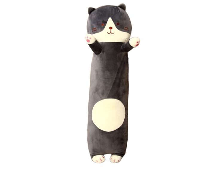 

Мягкая игрушка-подушка Кот, 65 см, цвет серый
