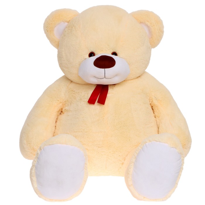 фото Мягкая игрушка медведь, 160 см, цвет бежевый nobrand