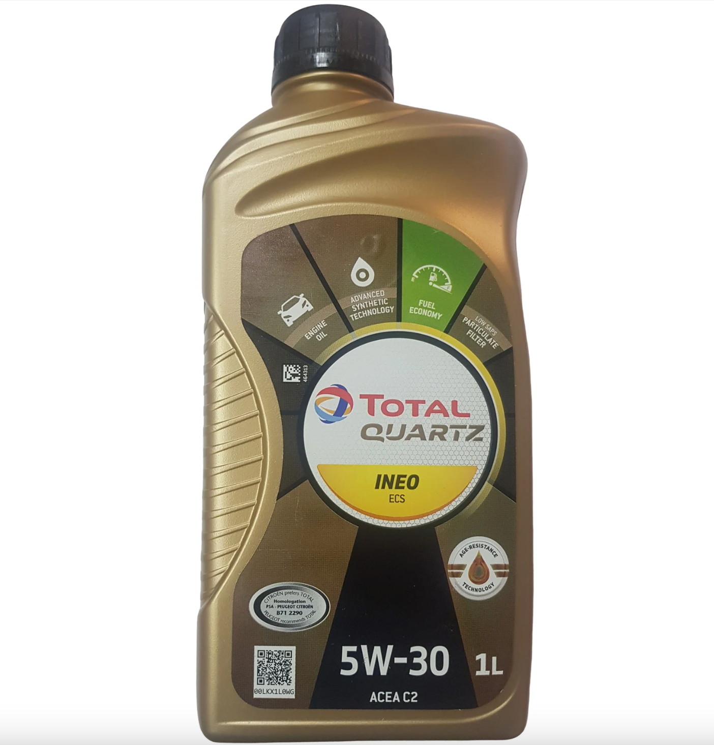 

Моторное масло TOTAL QUARTZ INEO ECS 5w30 1л