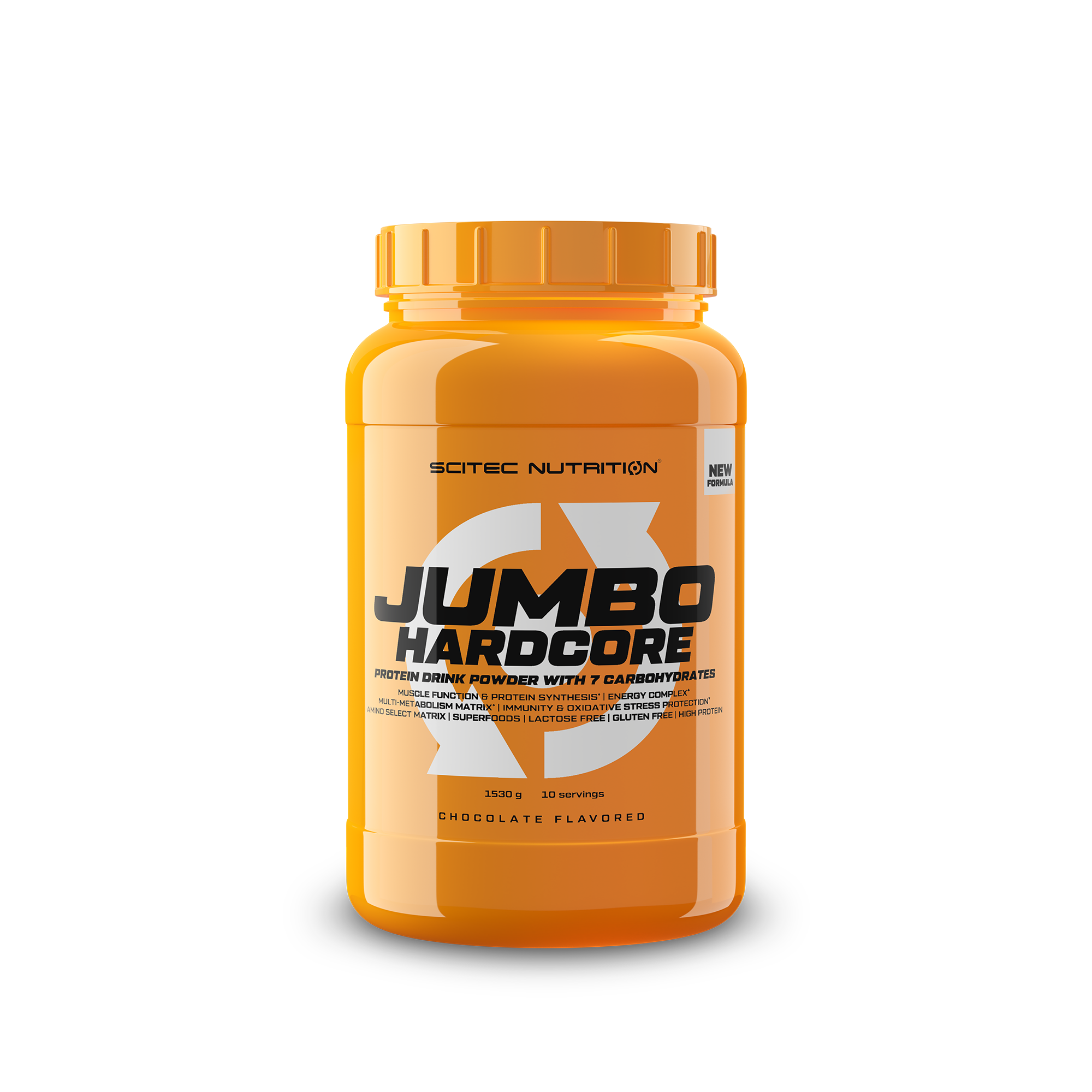 Гейнер Scitec Nutrition Jumbo Hardcore 1530 гр., шоколад