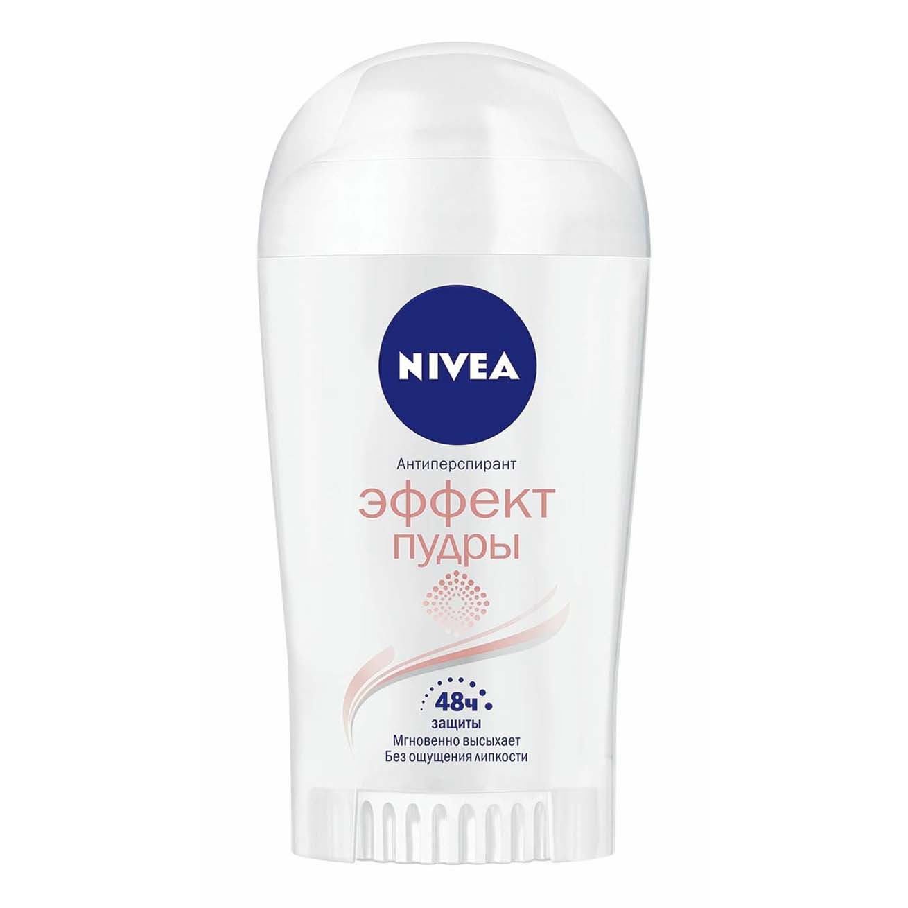 

Дезодорант-антиперспирант стик для тела Nivea Эффект пудры женский 40 мл