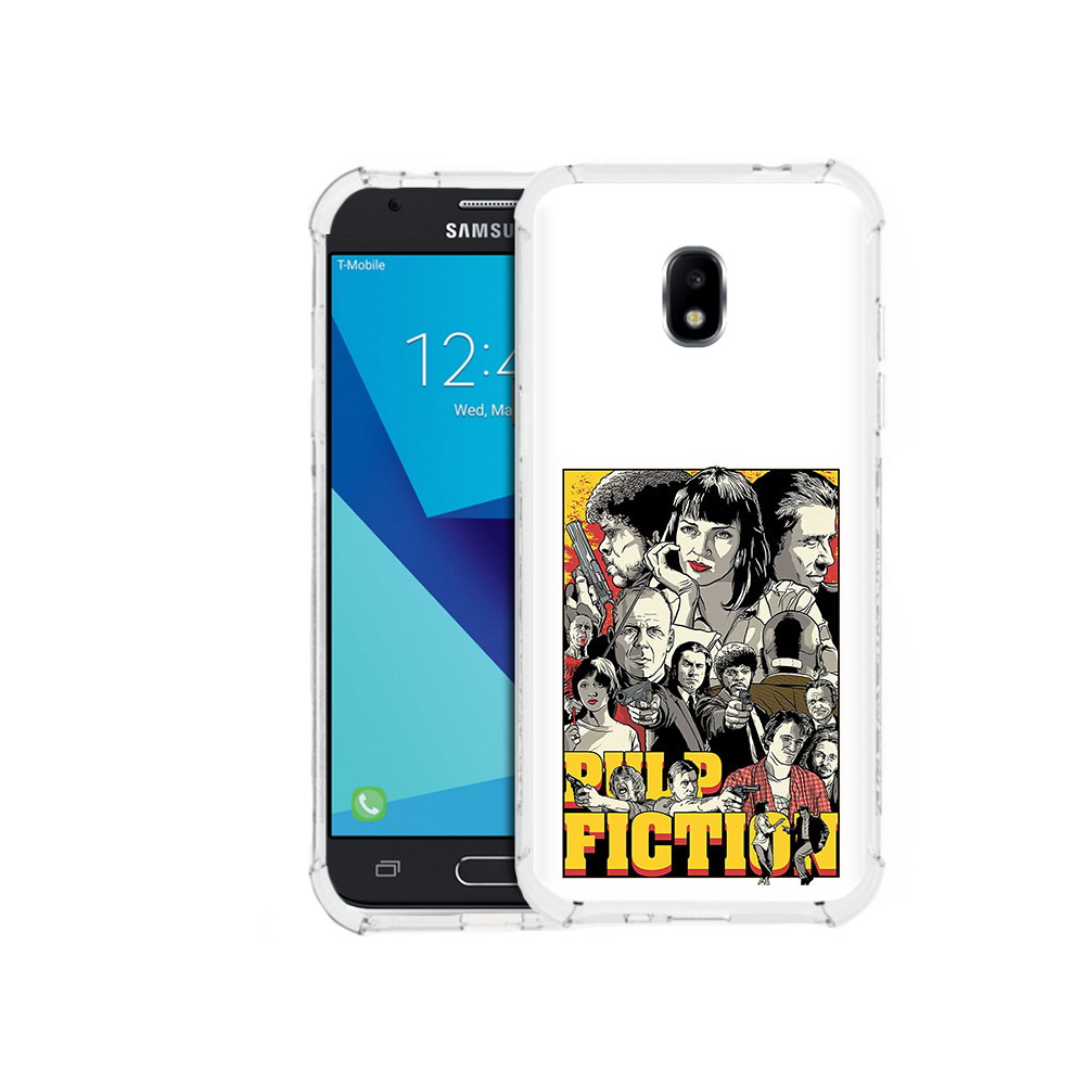

Чехол MyPads Tocco для Samsung Galaxy J3 (2017) комикс картинка (PT74067.575.390), Прозрачный, Tocco