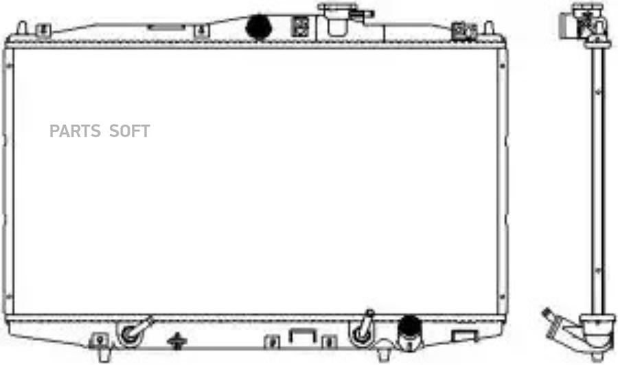 Радиатор HONDA ACCORD COUPE (98-) 2.0 i 16V 100037868148