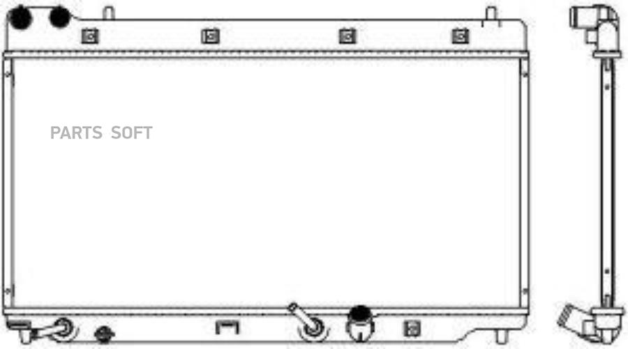 

Радиатор Sakura 32111029 Honda Jazz 1.4 А/T 05- Sakura арт. 32111029