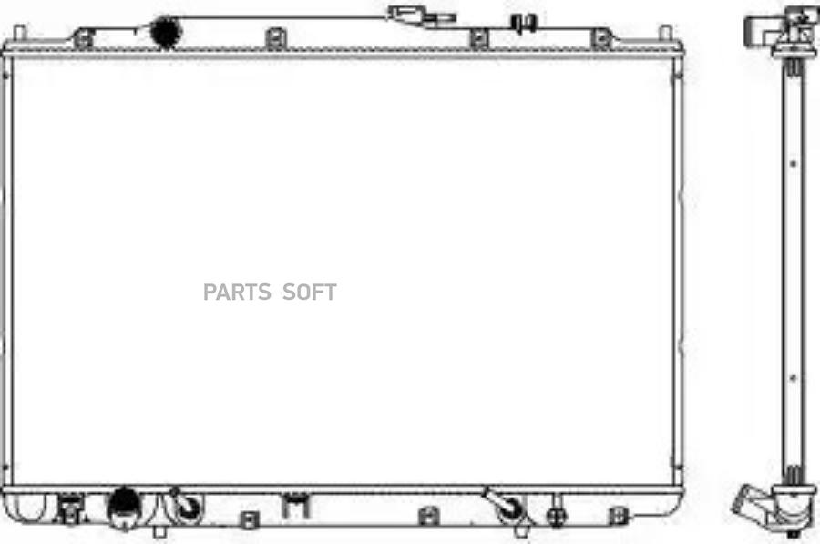 

Радиатор ACURA MDX (03-) 3.5 i V6