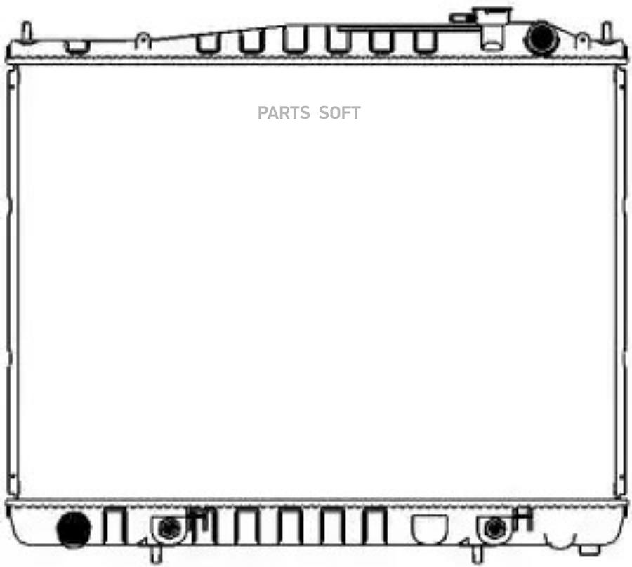 Радиатор NISSAN PATHFINDER (97-) 3.5 i V6 100037868165