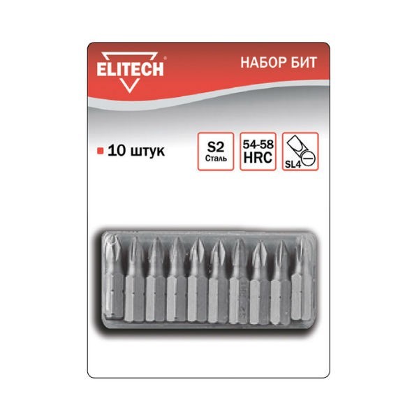 

Набор бит Elitech 1820.072900, 1820.072900