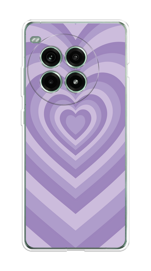 

Чехол на OnePlus Ace 3 Pro "Violet heart latte", Фиолетовый, 155150-1