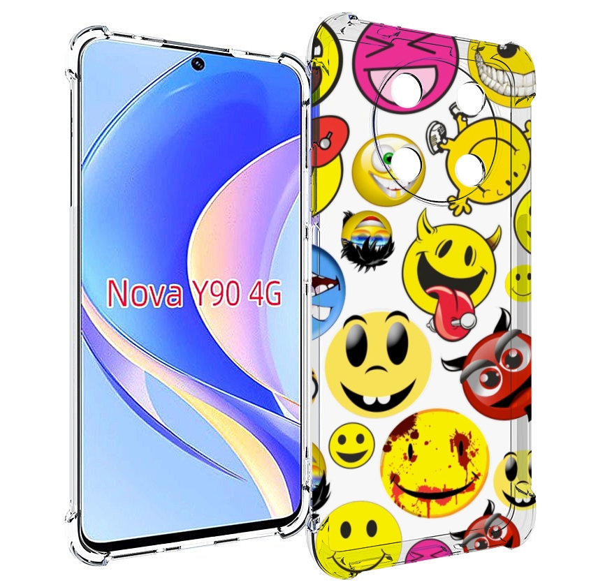 

Чехол MyPads Смайлики для Huawei Nova Y90 (CTR-LX1) / Enjoy 50 Pro, Tocco