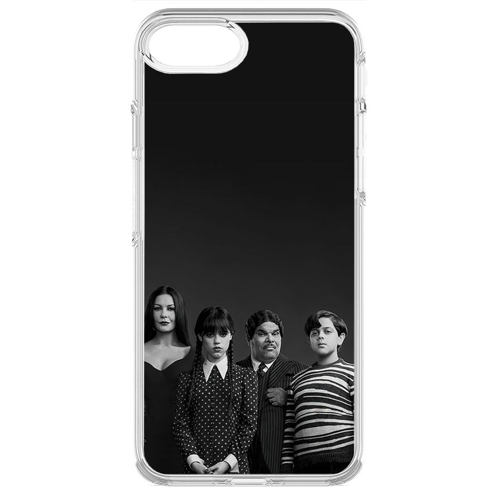 

Чехол-накладка Krutoff Clear Case Уэнсдей Аддамс - Семейка Аддамс для iPhone 7