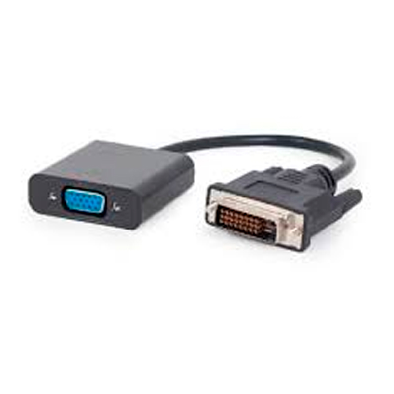 Кабель Bion DVI-D - VGA вилка-розетка 0.2м (BXP-A-DVID-VGAF-01) черный