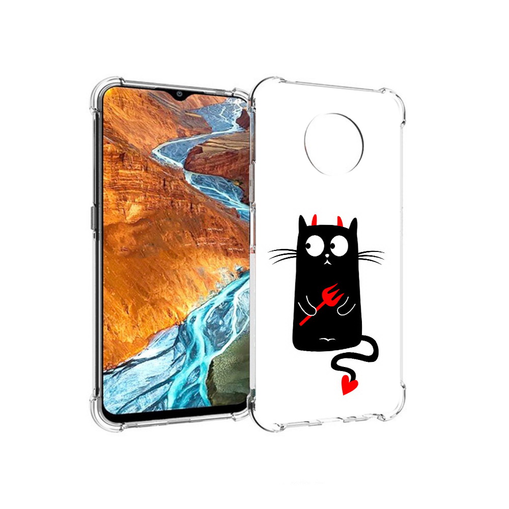 

Чехол MyPads Tocco для Nokia G300 Кот демон (PT224563.108.97), Прозрачный, Tocco