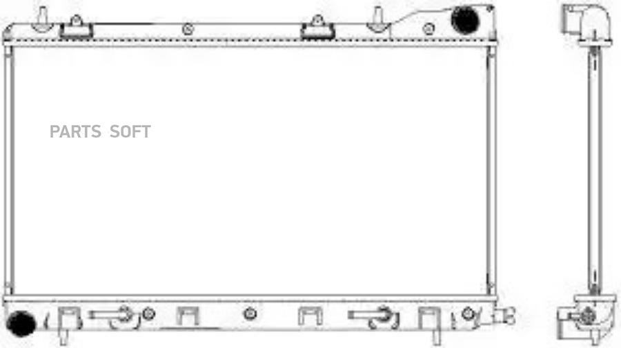 

Радиатор Сист. Охл. Subaru Forester 2.0 2002 - Sakura арт. 34211009