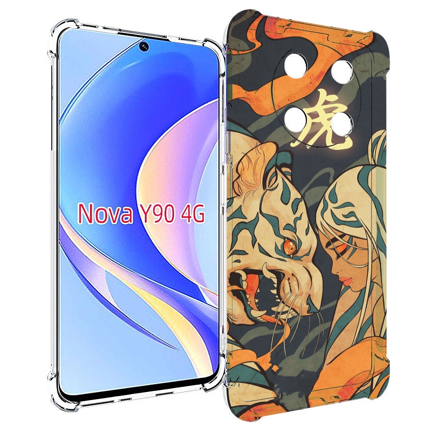 

Чехол MyPads Тигр и девушка друзья для Huawei Nova Y90 (CTR-LX1) / Enjoy 50 Pro, Tocco