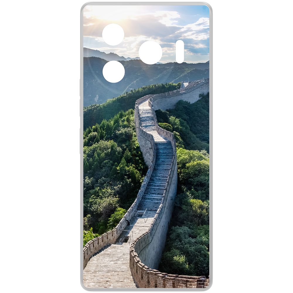 Чехол-накладка Krutoff Clear Case Китай, Великая Стена для TECNO Camon 30 Pro 5G