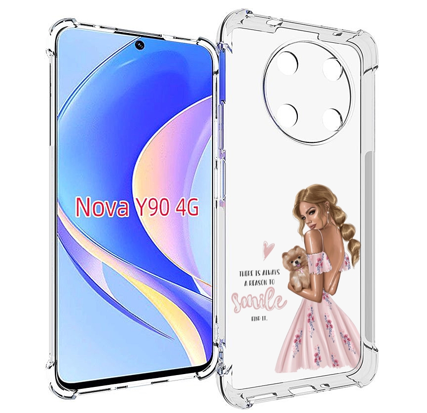 

Чехол MyPads Улыбайся-чаще женский для Huawei Nova Y90 (CTR-LX1) / Enjoy 50 Pro, Tocco