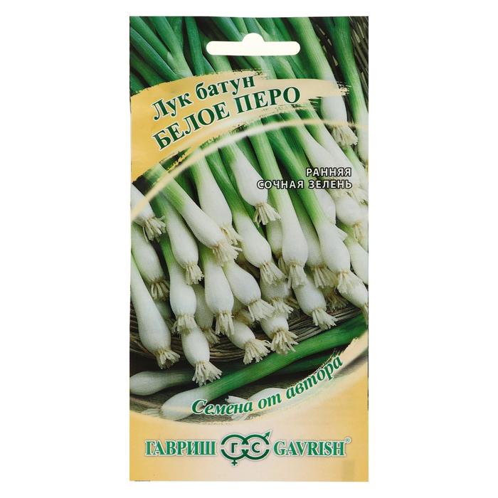 

Семена Лук на зелень "Белое пер", о 0,5 г (3 шт)
