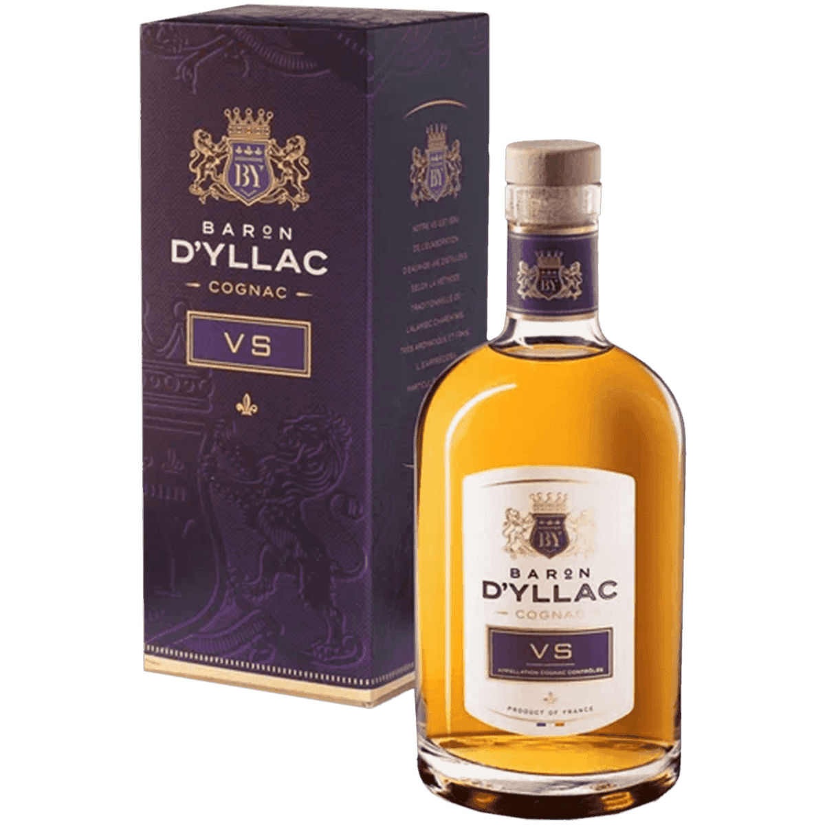 Коньяк Baron D’yllac VS 0,7 л в подарочной упаковке