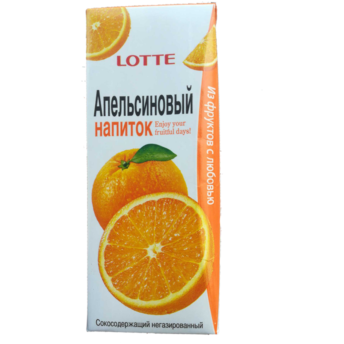 

Напиток сокосодержащий Lotte Апельсин 1,5 л