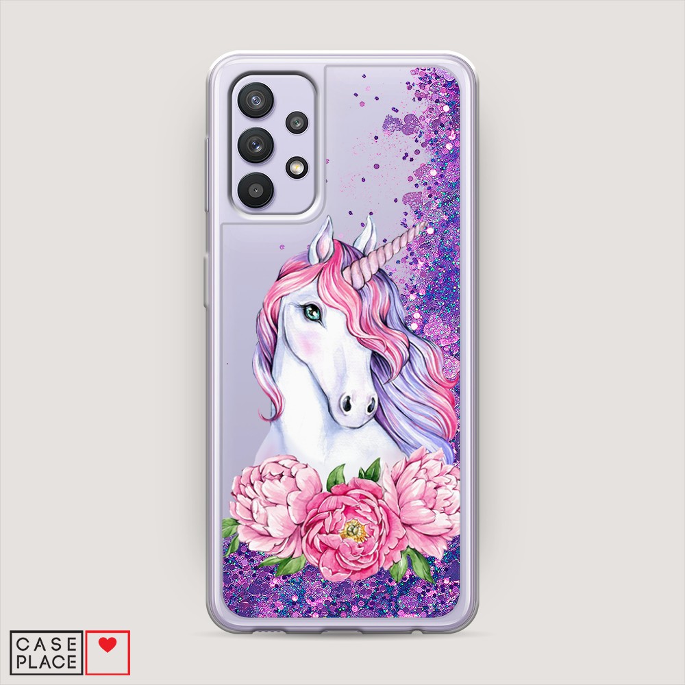 

Чехол Awog на Samsung Galaxy A32 / Самсунг A32 "Единорог с пионами", Разноцветный, 2102092-1