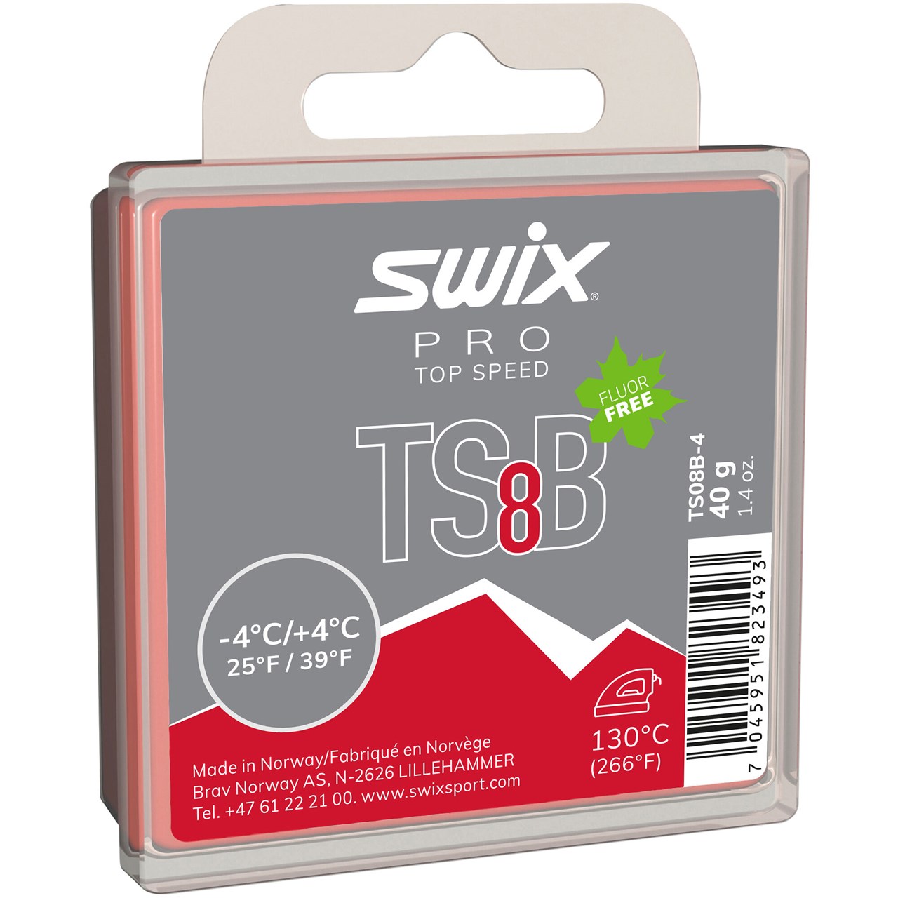 Парафин Swix BLACK -4...+4 40г