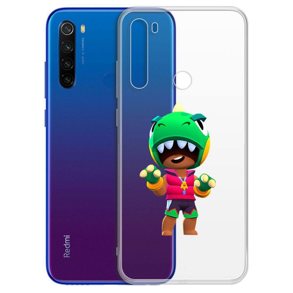 

Чехол-накладка Brawl Stars-Дино Леон для Xiaomi Redmi Note 8T