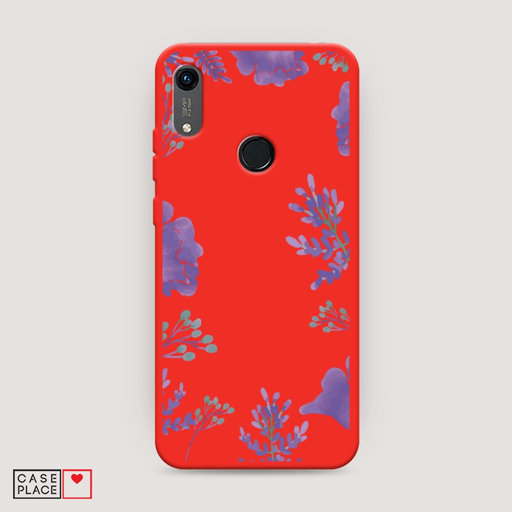 

Чехол Awog на Huawei Y6 2019/Honor 8a/8a Pro/Y6s "Сиреневая цветочная рамка", Разноцветный, 68753-1