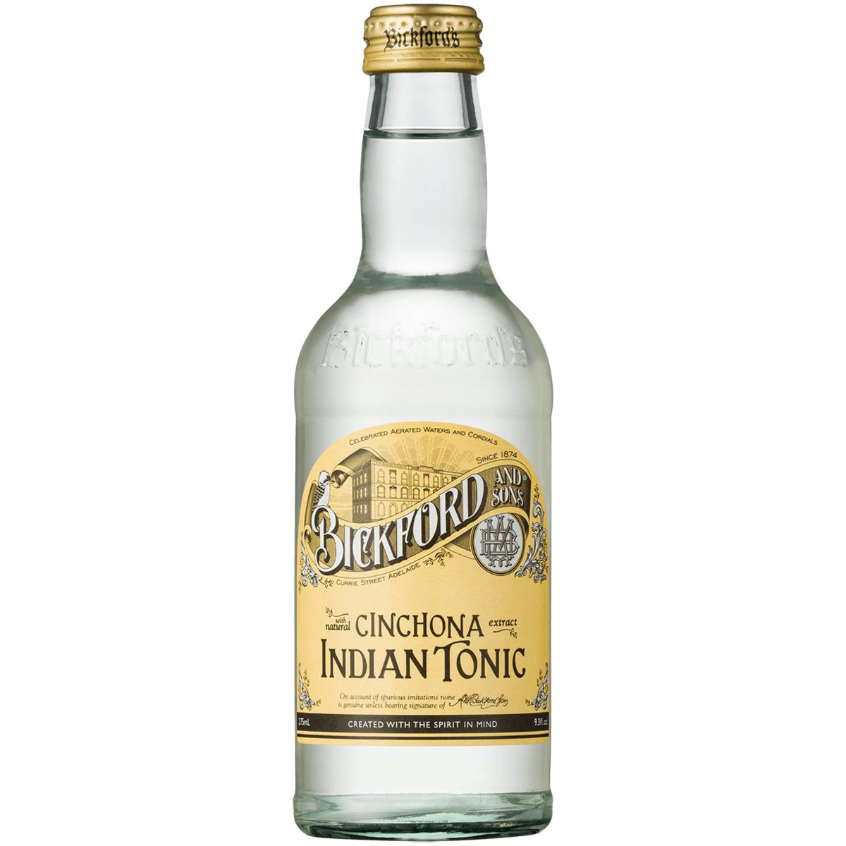 

Напиток газированный Bickford & Sons Cinchona Indian Tonic 0,275 л