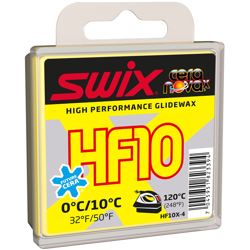 Парафин Swix HF10X 0C...+10C, желтый, 40гр