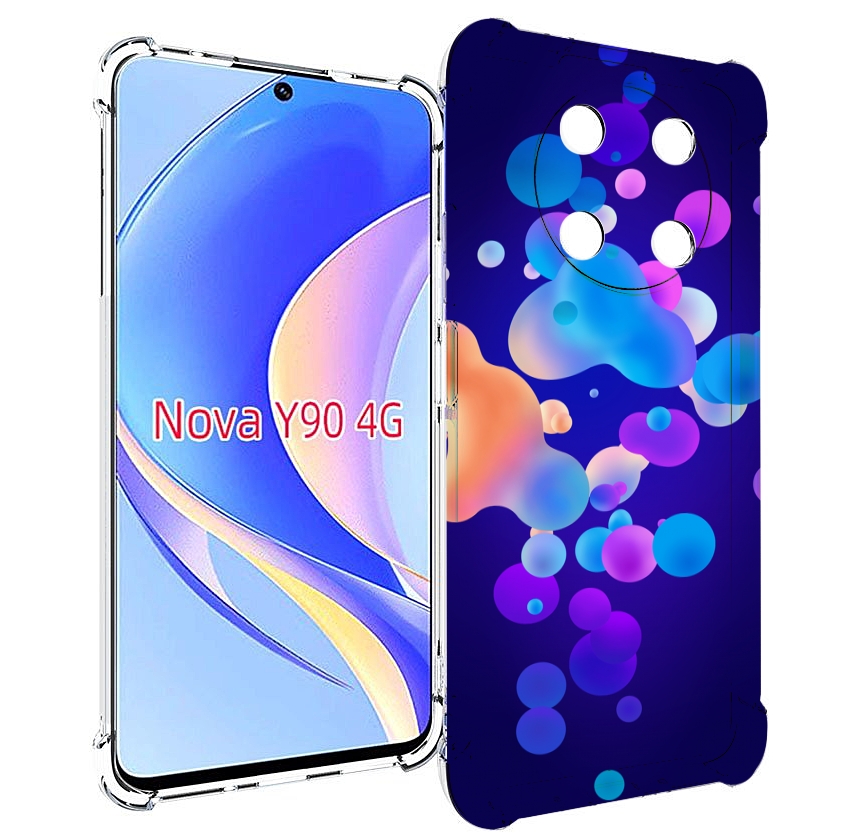 

Чехол MyPads абстрактные-пузырьки для Huawei Nova Y90 (CTR-LX1) / Enjoy 50 Pro, Tocco