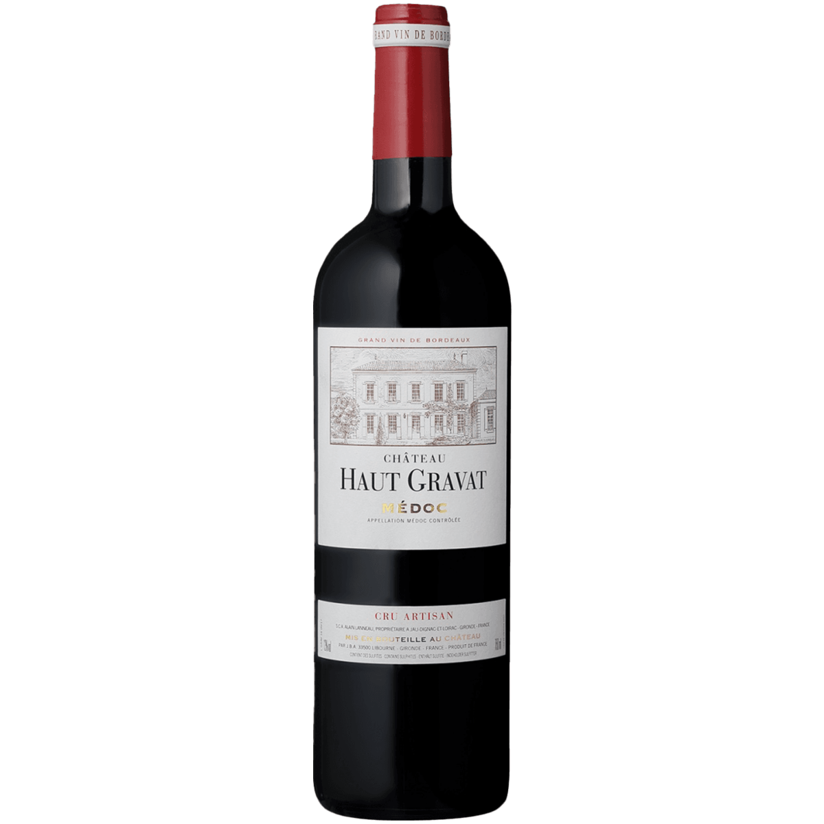

Вино Chateau Haut Gravat красное сухое 0,75 л
