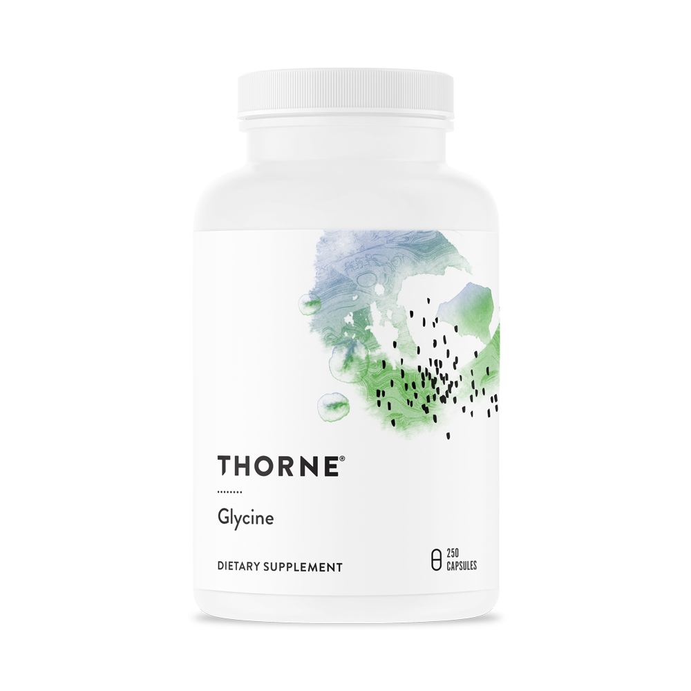 

Глицин Glycine (500 MG) Thorne Research, (250 капсул), Glycine