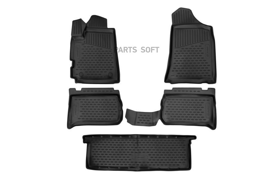 

Коврики 3D в салон подходят для LIFAN MyWay, 2017-> кроссовер, 5шт. (полиуретан)