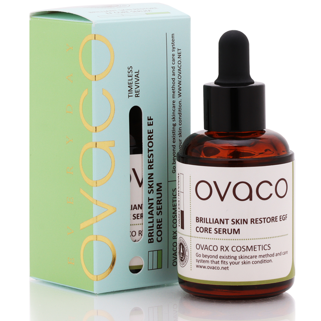 Сыворотка для лица OVACO антивозрастная с женьшенем Brilliant Skin restore EF Serum, 50мл